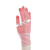 尼龙手套彩色花色纱线手套针织斑马纹条纹劳保手套 防滑点珠手套(2双)颜色随机