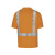 代尔塔 404018 荧光可视工作服短袖T恤款橙色XXL码1件装
