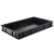45号防电胶盘黑色塑胶ESD导电塑料托盘物料盒pcb工业电子周转箱 45号450*300*60