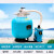 游泳池砂缸水泵一体机鱼池浴池沙缸过滤器水处理工程设备佩科达 QSF-650(流量：15.5吨每小时)