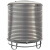 304不锈钢水箱储水桶立式加厚太阳能楼顶户外蓄水罐酒罐 300斤水直径55*高90CM带支架 壁厚0.4m