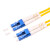 光纤跳线LC-LC单模双芯3M5/10/15/20/30米小方双头尾纤电信级光钎 黄色 单模双芯LC-LC 3m