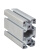 定制萨隆工业铝型材 4080欧标加厚铝材欧标40*80重型工业铝流水线 4080WB白色欧标