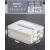 饺子盒家用食品级厨房冰箱整理神器馄饨盒保鲜速冻冷冻专用收纳盒 白色两层一盖可手提/不粘底可装