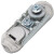 火焰鼠 配电箱锁 电柜门把锁 设备锁执手锁通信箱锁 长款308-2(铝合金) HJ63