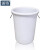 浦镕280升超大水桶塑料胶桶手提储物圆形水桶可定制PU093无盖白色