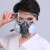 KN95防毒防工业粉尘打磨灰粉面具全厂全脸煤矿 2个滤毒盒+2个透明盖