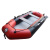 海上漂（HAISHANGPIAO）SO200 充气橡皮艇 水上搜索救援 夹网船皮划艇 红黑色2米（2人）