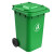水牛头 240L垃圾桶 工地用垃圾桶 加厚可挂车垃圾桶 带轮子 1个装