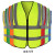 斯铂格 BGH-47 反光背心建筑施工道路交通环卫保洁 汽车年检荧光衣透气安全马甲 橙色 肩条款L码