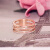 爱喜达18k金对戒韩版镂空三层镶钻戒指食指戒个性宽指环18K玫瑰金彩金女 8码(内径18.2MM)