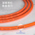山泽 4芯OM4万兆网线多模室内光纤光缆 GJFJV/GJFJH束状软光缆 100米G4-4100