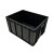 超厚防静电周转箱塑料胶零件盒电子元件盒黑色收纳箱物料养龟胶框 超厚AA6#（560*420*242）可配盖