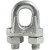 艾科堡 镀锌钢丝绳卡头M22（4个装）铁U型夹钢丝夹卡扣扎头锁扣 AKB-KT-11