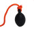 沸耐笙 FNS-03844 撇缆球 抛缆头可配抛缆绳漂浮绳 黑色  只