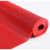 防滑垫PVC塑料地毯大面积门垫卫生间厕所厨房s型网眼浴室防滑地垫 红色【4.5MM中厚】 0.9米宽*1.5米长