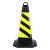 盛束三角锥桶停车墩方锥反光路锥雪糕筒黑黄通用路障桩交通警示牌标识