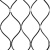 工品库 304不锈钢卡扣绳网动物园笼舍鸟语林编织绳网安全防护防坠网 卡扣款2.0mm丝径11厘米网孔1平米
