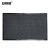 安赛瑞 双条纹PVC复合地垫 地毯脚垫 凹槽除尘绒面吸水防滑门垫  60×90cm 灰色 13712