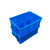 群隆工品 塑料分割箱 零件盒 物料收纳盒 蓝色箱子 加厚加固防摔分割箱六格 370*250*143