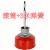 定制电动管道清理机配件管道疏通机滚筒葫芦小弹簧下水道清理机红 10mm3米弹簧(无滚筒)