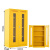 有豫 应急物资存放柜 防汛器材防护用品柜安全防护用品柜 高1800*宽1000*深500（mm）黄 （通板） 单位：套