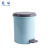 冠峰 10L蓝色带内桶 脚踩带盖垃圾桶脚踏式垃圾筒圆有盖大号带内桶GNG-433