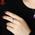 天然紫水晶宝石镶嵌S925银戒指小众设计轻奢时尚首饰妈妈款食指 经典款