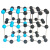 沪教 晶胞结构模型 晶体立体空间构型 大学化学教具 五圈石墨晶胞结构模型