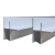 旭杉斯瓷砖橱柜配件全套全瓷橱柜隔层槽柜层板条铝合金立柱 层板 隔层条40cm