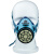 日本兴研口罩单罐防尘毒面具口罩活性炭KN95过滤器电焊焊工农药喷漆 单罐活性炭防尘套装 （G-7-06）