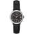 天美时（TIMEX）手表女款日历日期显示礼物25mm欧美表奢侈品潮牌腕表T2N525 Black/Silver-Tone  25mm