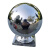 定制适用不锈钢方形连体球方管球座空心圆球带底座38方50方60/80/ 50方连体球（201）本色