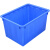 加厚长方形带盖牛筋塑料水箱大号水产养殖箱养鱼龟储水箱  ONEVAN 200L水箱白(无盖)