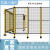 宁波自动化机器人防护围栏无缝车间隔离网仓库安全设备隔断网围栏 单开门1.2米高*1米宽