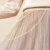 秋水伊人商场同款时尚网纱半身裙2023秋季新款女装渐变仙气裙子 棕米色 XL