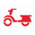 非机动车自行车道无障碍停车位残疾人轮椅通道镂空喷漆模板广告牌 0.5PVC 套装