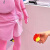 风浔粉红兔子短裤夏季多巴胺可爱卡通裤裆着火裤子可拉伸裤子 厘米(可拉伸)粉红兔子-短裤 M