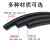 铸固 PE塑料波纹管 穿线软管黑色电工电线保护管 PA尼龙AD54.5(内径48)/5米