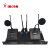 捷讯 (XIRCOM) XC-SUM03B+一拖四无线话筒多媒体功放带落地架音柱大型会议组合黑（套）