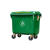 660L垃圾桶大型户外大号商用保洁手推车清运收集环卫大容量1100升定制 军绿色 660L