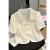 鸢乐高端轻奢夏季短袖雪纺衬衫女2024新款国风上衣搭配马面裙的衬衣新 白色 XL建议115-130斤