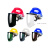 电焊面罩安全帽式支架面屏防护冲击头戴式焊帽工烧氩弧焊接 蓝色安全帽+支架+黑屏