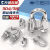 奔新农（BENXINNONG）304/316不锈钢钢丝绳夹头锁扣卡头卡子绳夹轧头U型夹钢丝夹 3mm (2个)