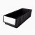 力王丨加厚零件盒长方形长条分隔式物料盒；600*234*140-黑色