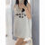 束浮无袖T恤女韩版过臀长款夏季新款潮流白色坎肩背心2024美式宽松外 白色背心（SKATE)  XL 建议120-140斤