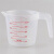 适用于厨房烘焙容器透明加厚量杯带刻度2502F5002F1000毫升级塑料 定制 一套量杯(每种1个)