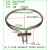 220V2KW烤箱加热管双圈干烧电热管直径300干燥箱发热管烤炉加热器 220V2KW圆圈加热管直径280mm