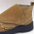 中麦铝业耐高温300度定制鞋（低帮）反绒牛皮材质耐油耐弱酸碱 黄色 尺码备注