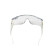 代尔塔 DELTAPLUS 101114一体式聚碳酸酯访客眼镜 防风沙防尘防刮擦 1副装 透明